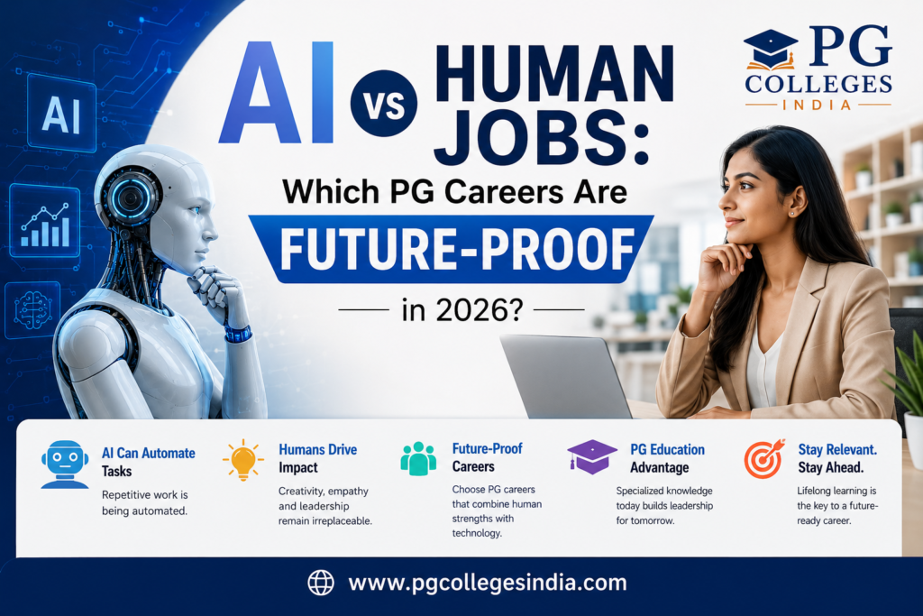 AI vs Human Jobs Which PG Careers Are Future Proof in 2026