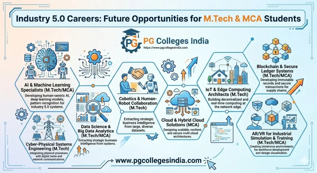 Industry 5.0 Careers Future Opportunities for M.Tech & MCA Students