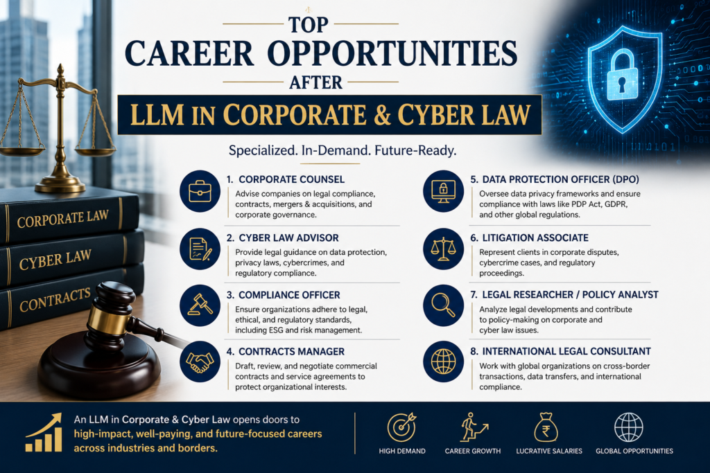 Top Career Opportunities After LLM in Corporate & Cyber